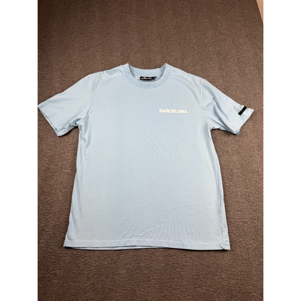Trust Amsterdam Barcelona T-Shirt Mens XL Blue City Essentials Graphic‎ Tee